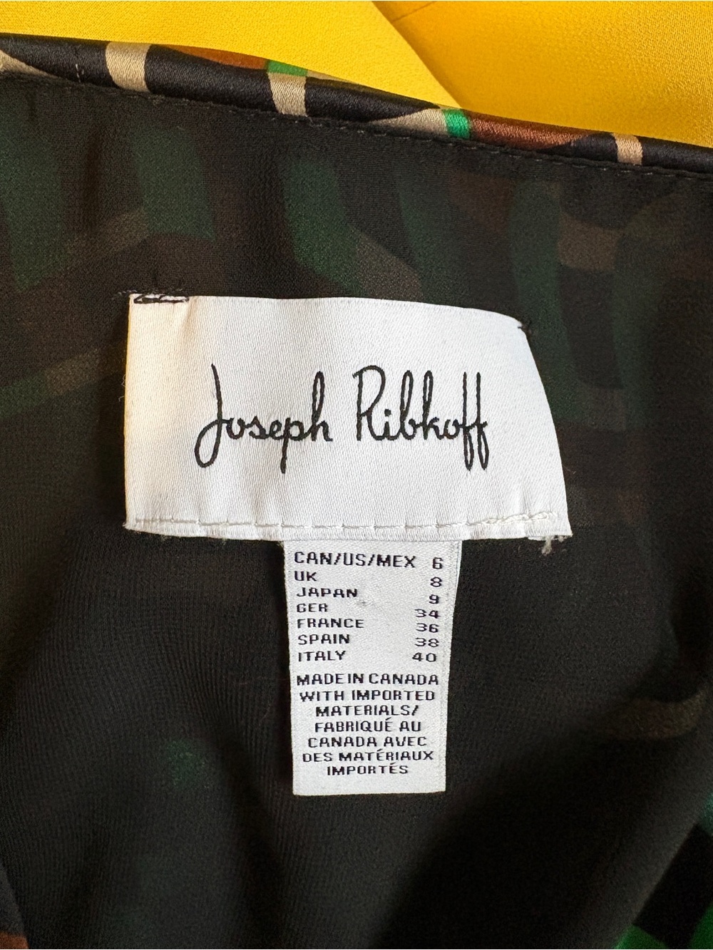 Joseph Ribkoff Geometric Mini Shift Dress - Picture 9 of 13